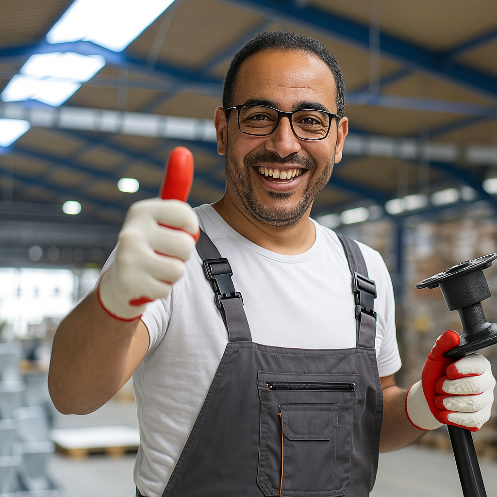 Mechaniker aus Tunesien bei der Arbeit